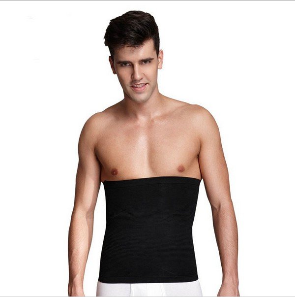 Men Black Slimming Slim Lift Body Shaper Tummy Belt Underwear Waist Support#25043