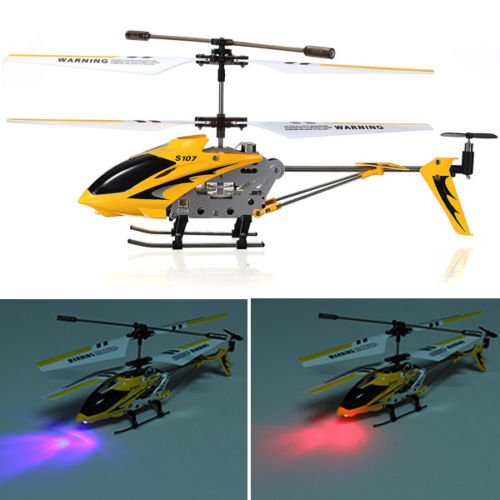 Syma S107G 3.5 Channel Remote Control RC Helicopter Gyro LED Light Indoor Toy