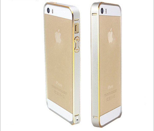 Ultra thin Slim Aluminium Metal Bumper Frame Case For apple Iphone 5/5S/5G (BROWN