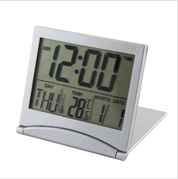 New Desk Digital LCD Thermometer Calendar Alarm Clock