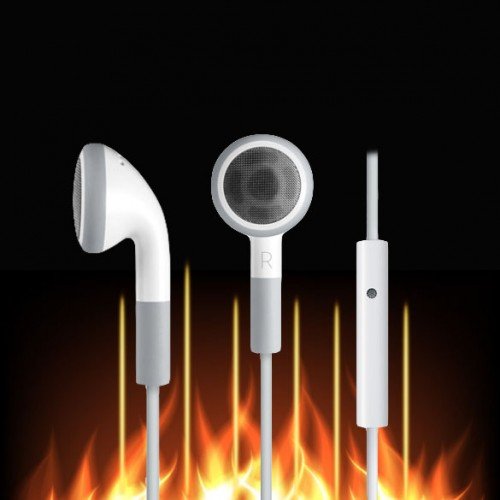 Stereo Earphone Headphone Earbud With Microphone for MP3 Mp4 Player Cellphone SKU:3052