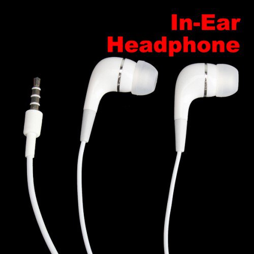 New In-Ear Earbuds Earphone Headphone With Mic For iPhone 4 4G MP3 Mp4 3.5mm Hot