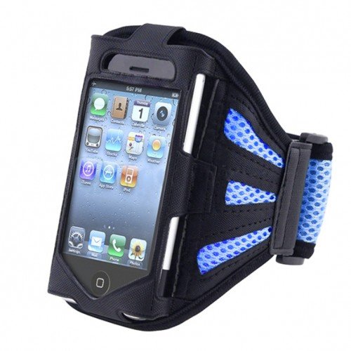 Sports Gym Jogging Arm Band Arm Strap Cover Case Blue forApple iPhone 3G 3GS 4G 4GS
