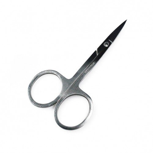 Curved Edge Eyebrow Hair Scissor Steel Cutter Makeup