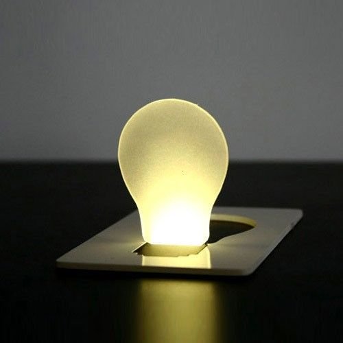 LED Card Light Lamp Can Be Put In Pocket Purse Wallet SKU:6524