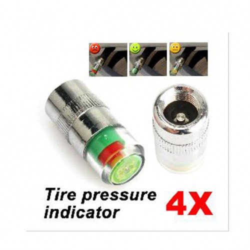 Tire Pressure Monitor Valve Stem Cap Sensor Indicator