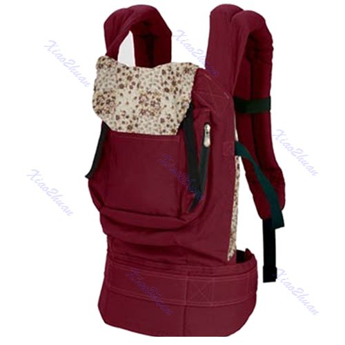 Baby Newborn New Front & Back Carrier Infant Comfort Backpack Sling Wrap Cotton( RED COLOR