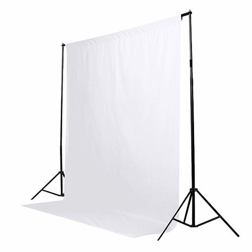 6 x 9ft White Screen Muslin Photo Studio Photography Backdrop Background