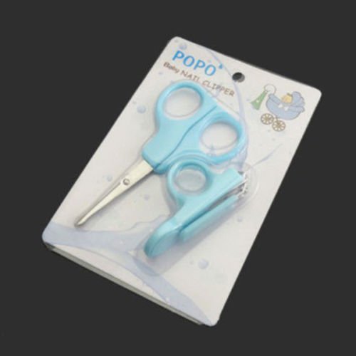 Baby Toddler Nail Clippers Scissors Cutters Set Safety Finger Manicure Trimmer(BLUE