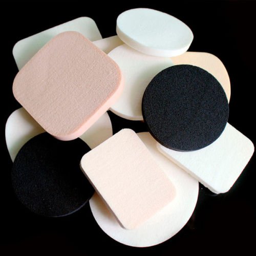12PCS Beauty Facial Face Soft Sponge Makeup Foundation Cosmetic Powder Puff
