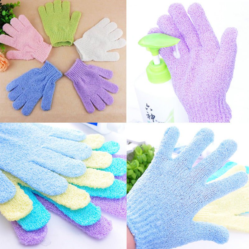 Stylish Shower Bath SPA Massager Mitt Skin Scrub Body Clean Foam Soap Gloves