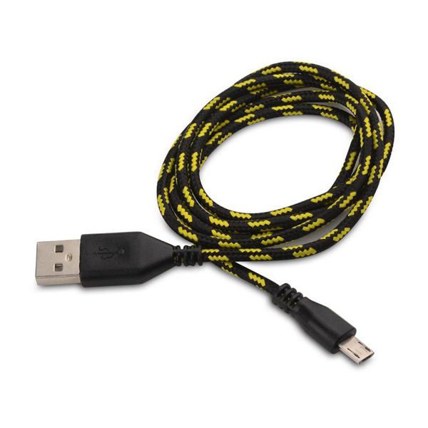 3 M Braided Fabric Micro USB Data&Sync Charger Cable Cord For Cell Phone# 1