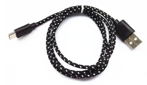 8pin Braided Usb Data Sync Cable Cord Fit for iphone5s 5c IOS 7.1 (BLACK