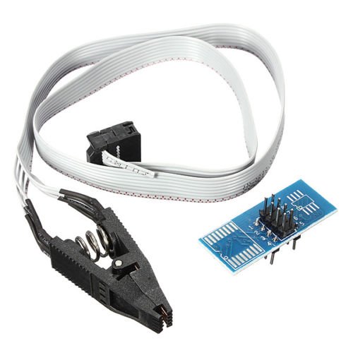 SOIC8 SOP8 Flash IC Test Clips Socket Adapter BIOS/24/25/93 Programmer