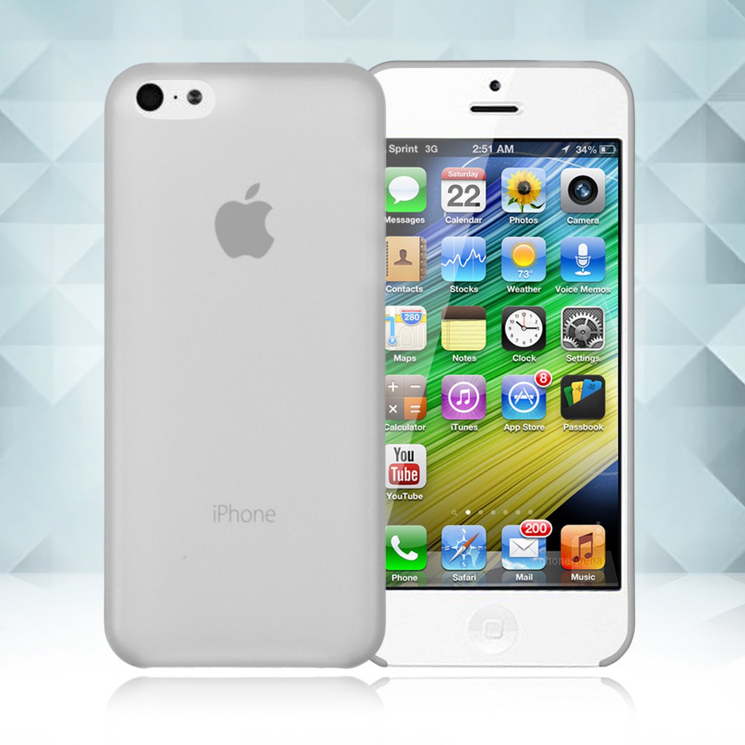 0.3mm Ultra Thin Matte Frosted Clear Soft TPU Back Case Cover Fr Apple iPhone 5C(COLOR GREY