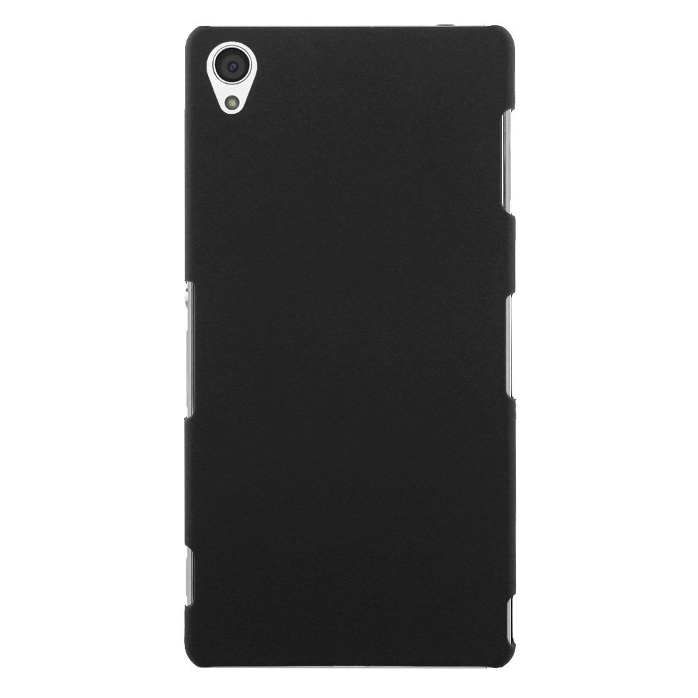 Slim Premium Hard Matte Plastic Snap-On Back Shell Case Cover For Sony Xperia Z3(COLOR BLACK
