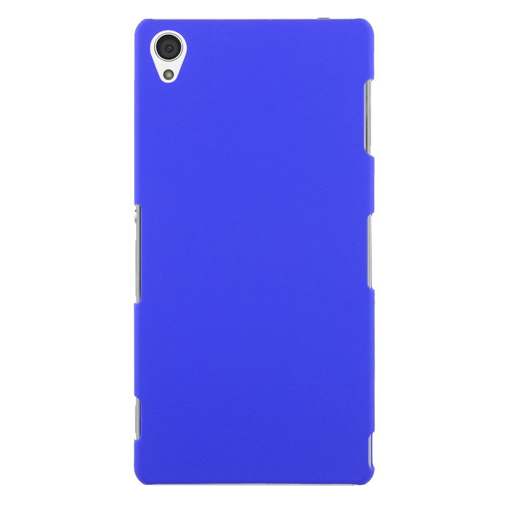 Slim Premium Hard Matte Plastic Snap-On Back Shell Case Cover For Sony Xperia Z3(COLOR DARK BLUE