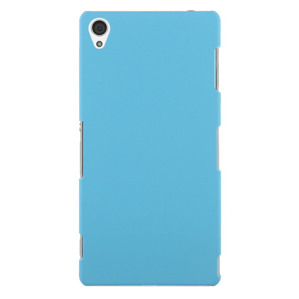 Slim Premium Hard Matte Plastic Snap-On Back Shell Case Cover For Sony Xperia Z3(COLOR LIGHT BLUE