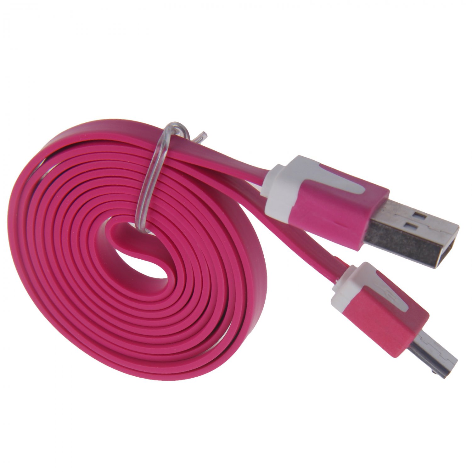 1M Flat Micro USB Data Charger Cable for Nexus 5 Samsung Galaxy S4 Note2 HTC One( COLOR ROSE