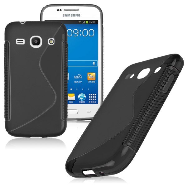 S-Line Soft TPU Case Cover Skin For Samsung Galaxy ( COLOR BLACK