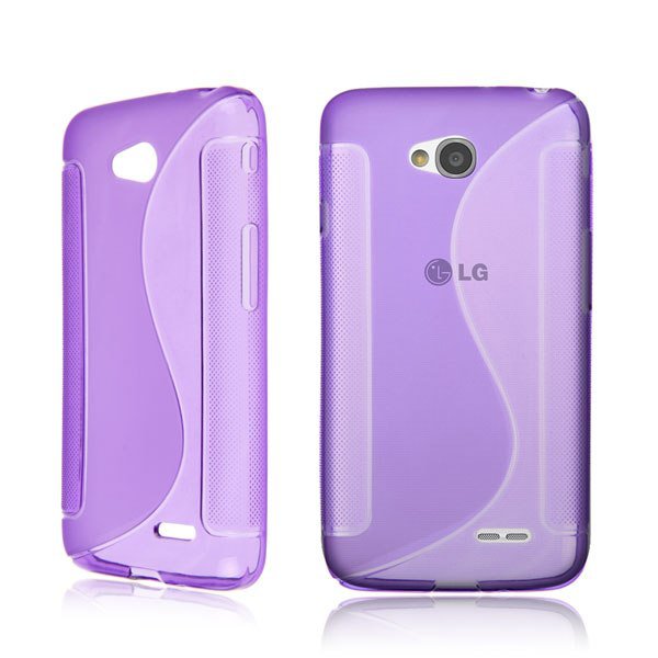TPU Case for LG Optimus L70 ( COLOR PURPLE