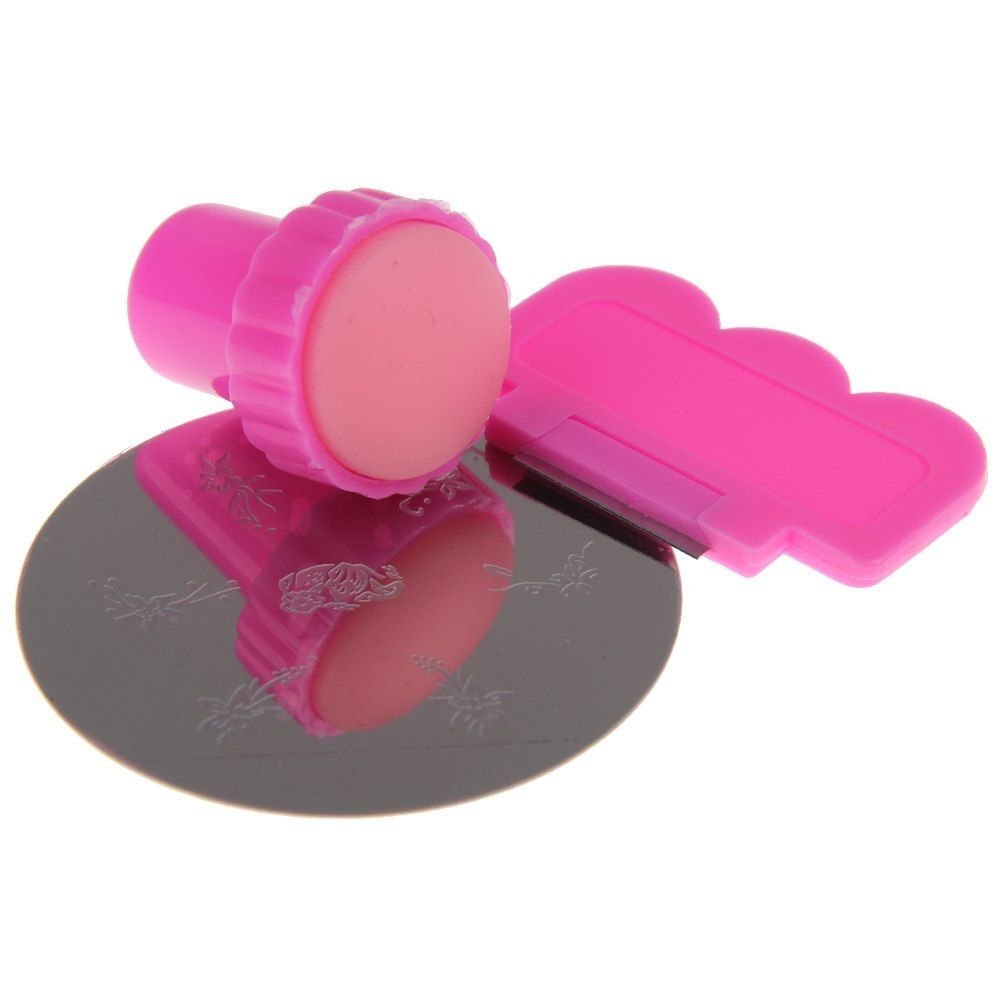 1x Nail Art Stamp Stencil Stamper Design Stamping Image Template Plate Set Tool