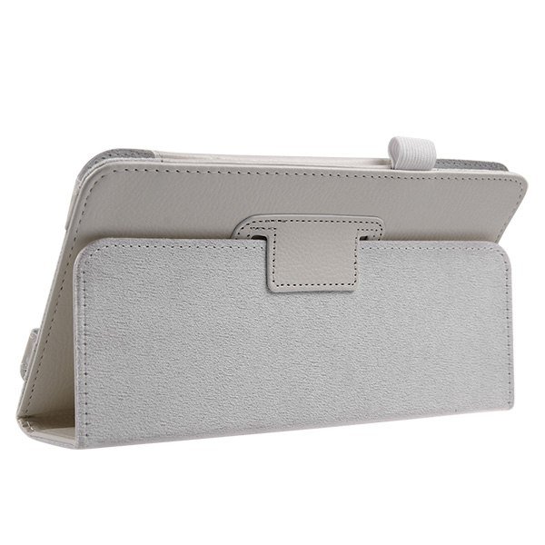 PU Leather Folding Stand Flip Case Cover for Samsung Galaxy Tab 4 8" T330( color white