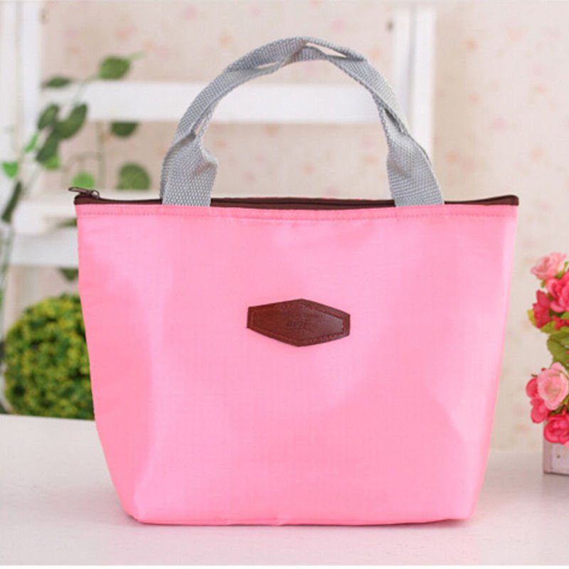 Thermal Outdoor Waterproof Warmth Lunch Box Storage Picnic Bag Pouch Portable ( color pink