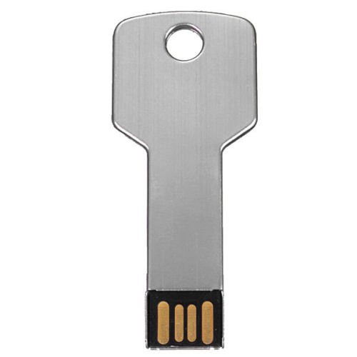 64GB Metal Key USB 2.0 Flash Memory Drive Stick Pen Storage Thumb U Disk (silver