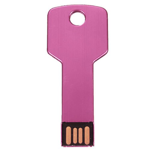 128GB Metal Key USB 2.0 Flash Memory Drive Stick Pen Storage Thumb U Disk (pink