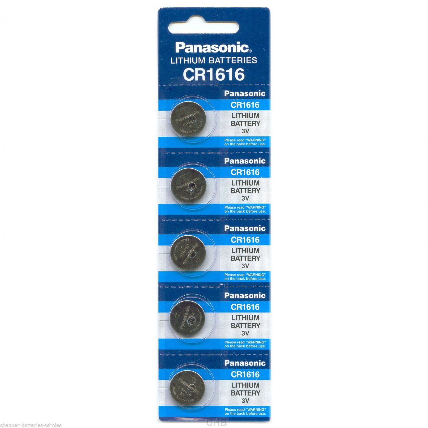 5 PANASONIC CR1616 ECR1616 CR 1616 3v Lithium battery