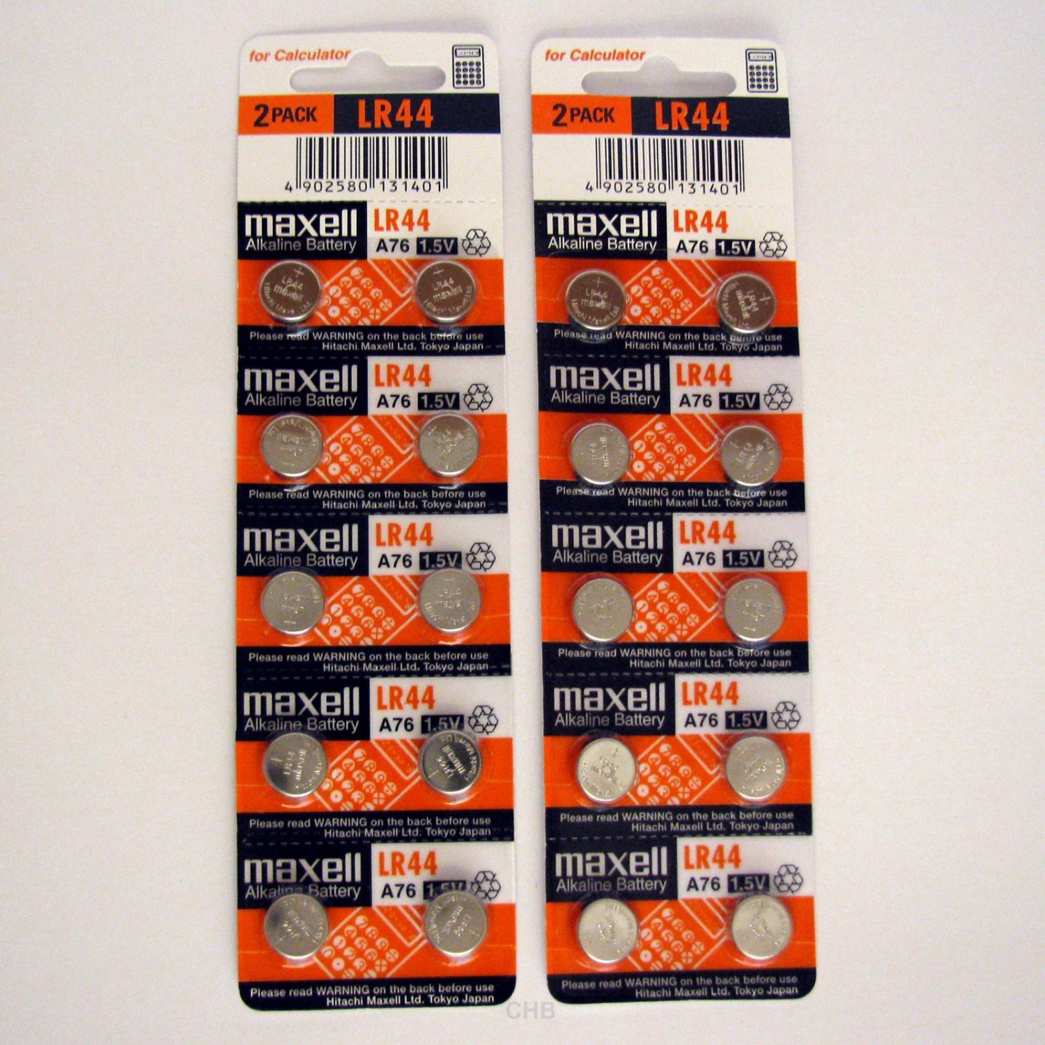 20 NEW LR44 MAXELL A76 L1154 AG13 357 SR44 303 BATTERY