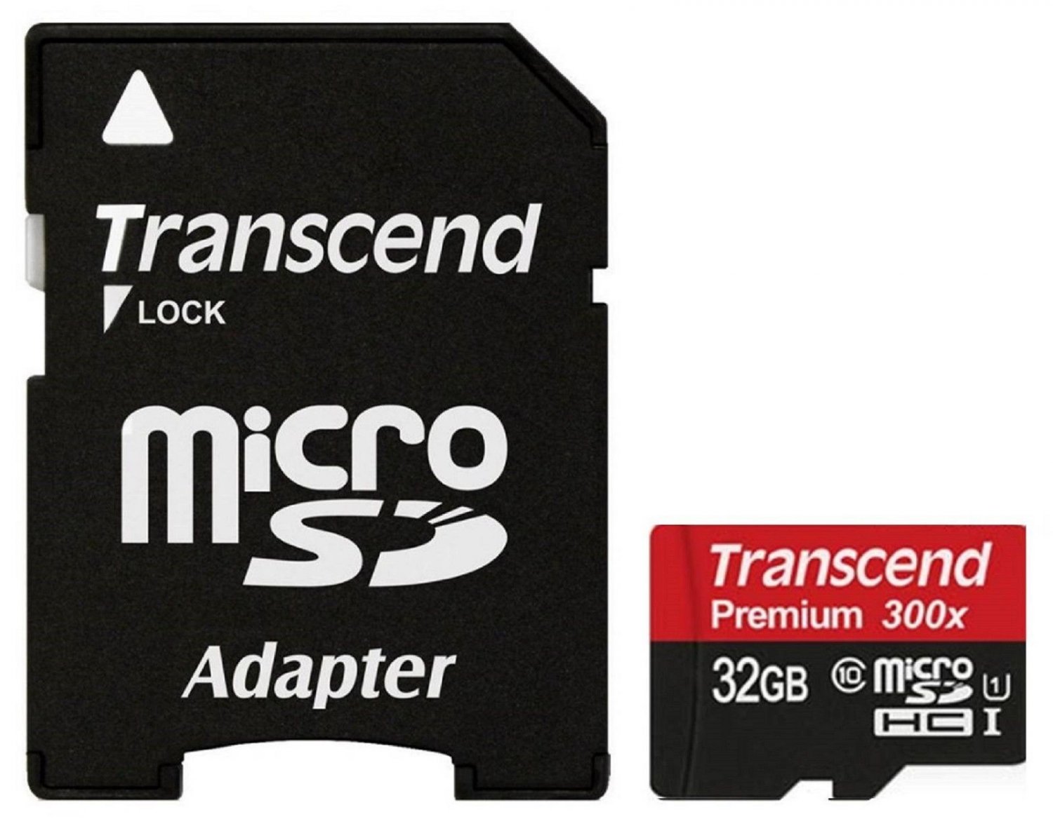 TRANSCEND MICRO SDHC 45MB 32GB UHS-I U1 CLASS 10 300X PREMIUM 32G 32 G ...
