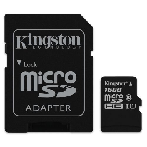 KINGSTON MICRO SDHC C10 16GB 16G 16 G CLASS 10 UHS-I U1 MICRO SD HC MEMORY CARD