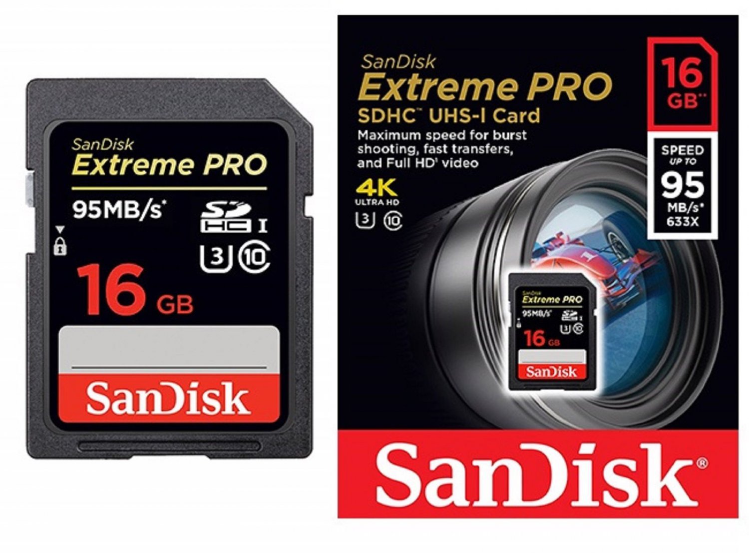 SANDISK extreme Pro SDHC UHS-I 16gb