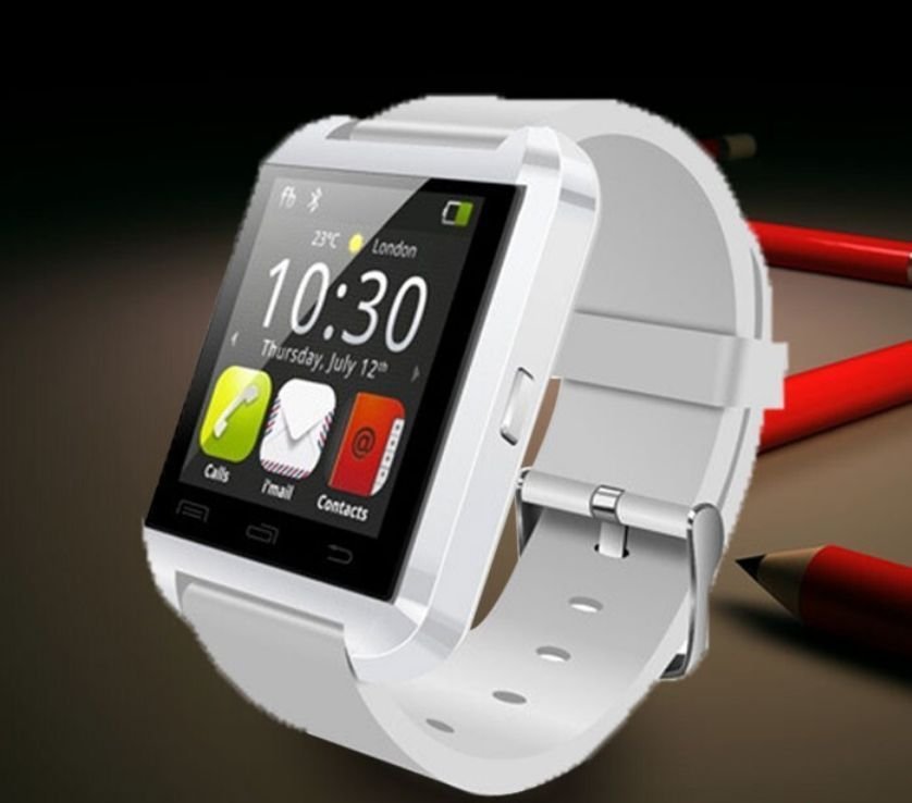 U8 Bluetooth Smart Wrist Watch Phone Mate For Android&IOS Iphone Samsung LG ( COLOR WHITE
