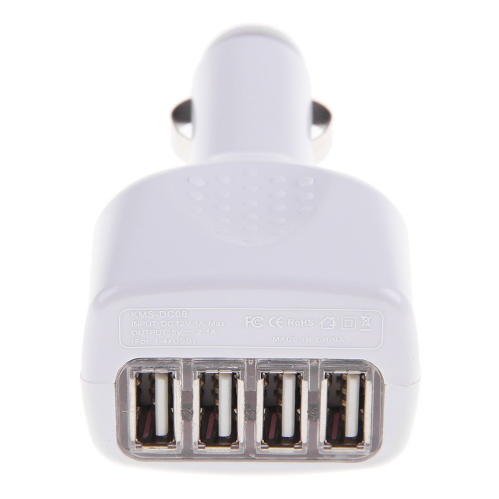 4-Port USB Car Charger Power Adapter For iPhone 5 6 Samsung Galaxy S5 Note 4 3 2