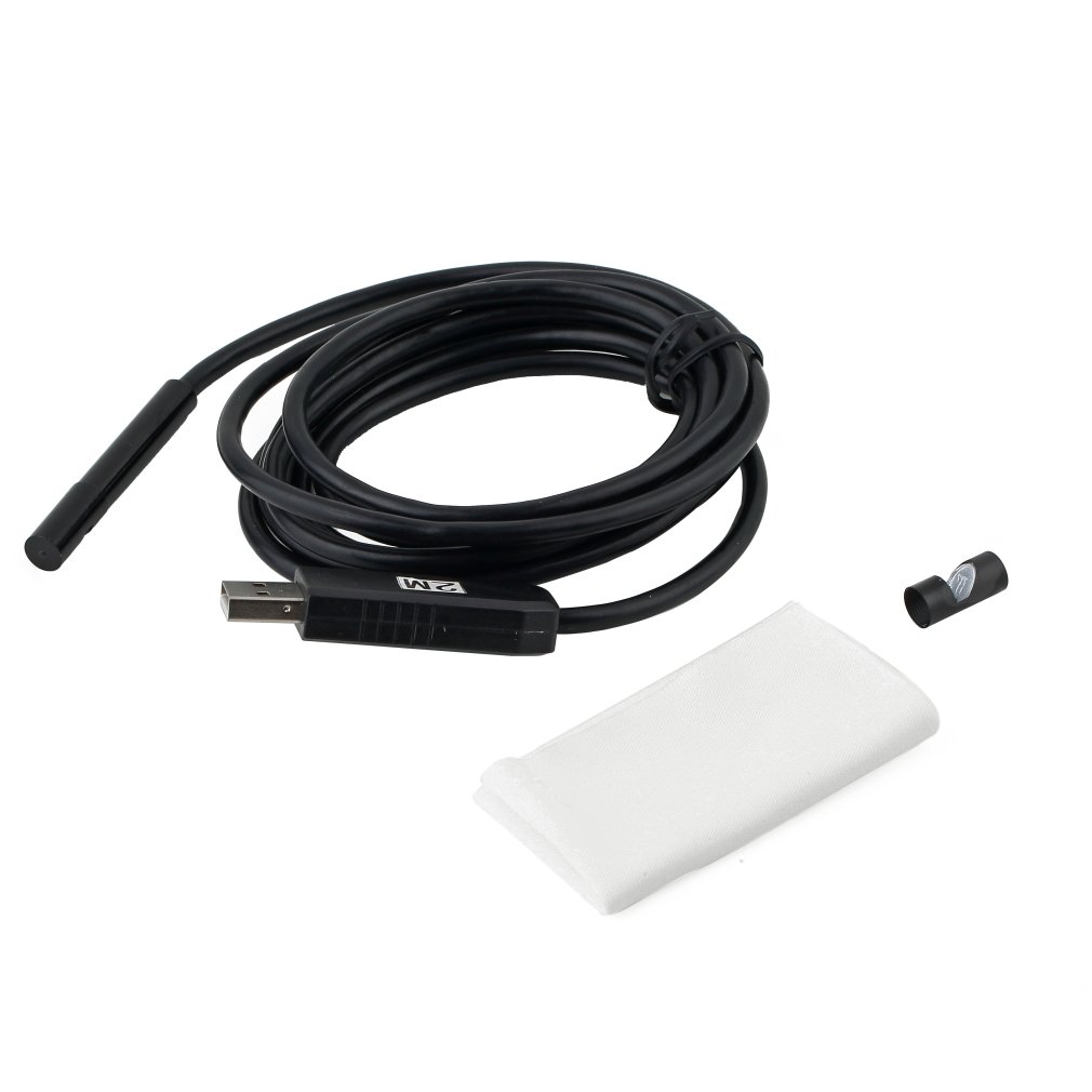 6LED USB Waterproof Endoscope Borescope Snake Inspection Camera 7MM