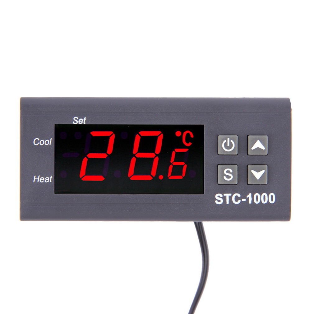 Temperature Controller Thermostat Aquarium STC1000 Incubator Cold Chain Temp