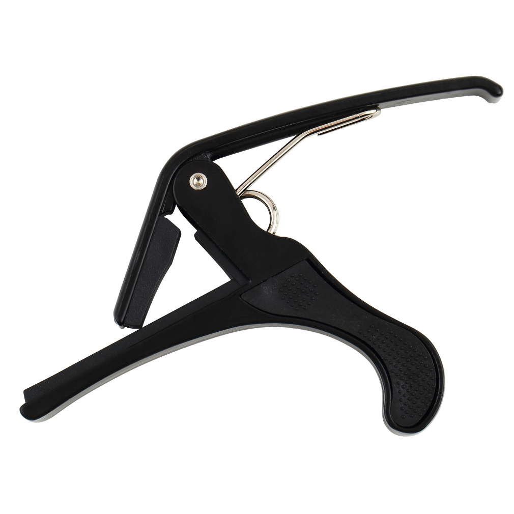 Acoustic Electric Tune Quick Change Trigger Guitar Capo Key Clamp Black