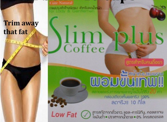 SLIM PLUS INSTANT DIET SLIMMING COFFEE Weight loss Fat Burn Lose weight Detox