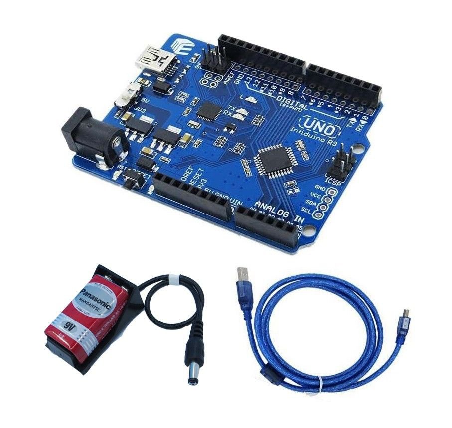 New Ultimate Uno R3 Starter Kit For Arduino 1602 Lcd Servo