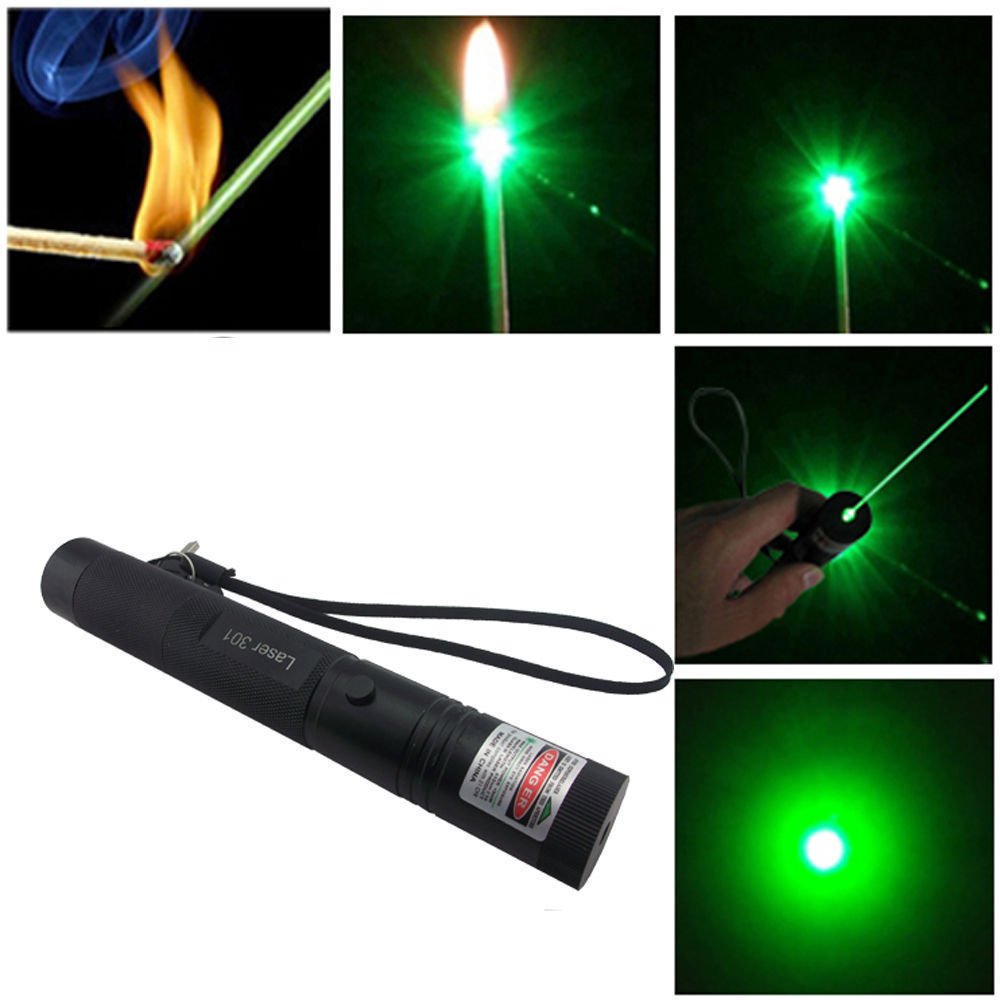 Adjustable Focus Military Green Laser Pointer Pen 5mw 532nm Zoomable