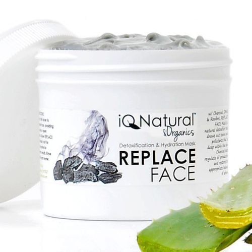 Spa Facial Mask Replace Hydration Detox Hyaluronic Acid Charcoal ACNE BLEMISH (2oz)