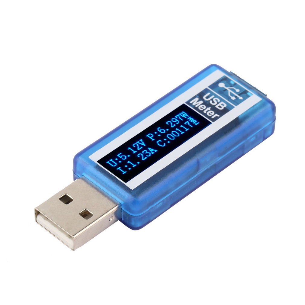 0.91" OLED Screen USB Charger Capacity Power Current Voltage Detector Tester