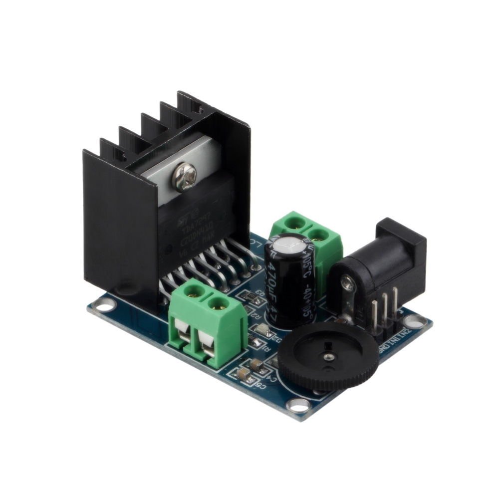 DC 6 to 18V TDA7297 Audio Power Amplifier Module Double Channel 10-50W