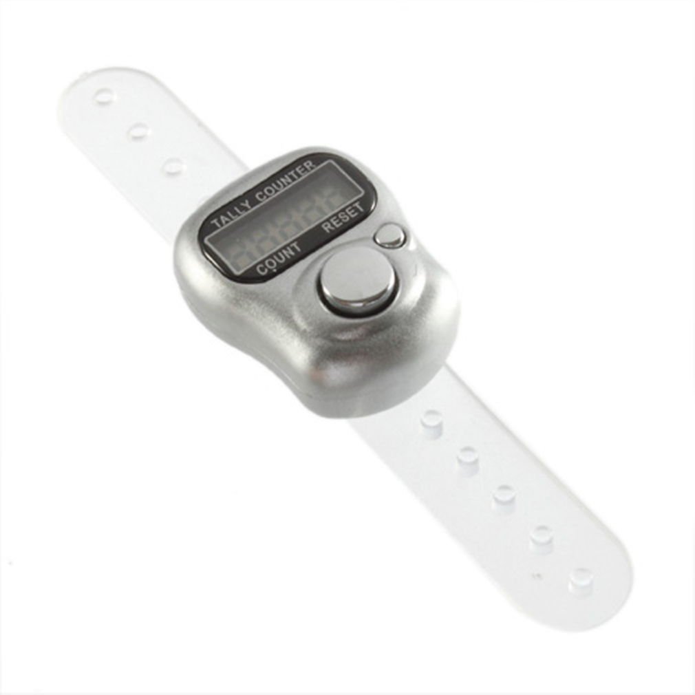5 Digit Mini LCD Electronic Digital Golf Finger Hand Ring Tally Counter