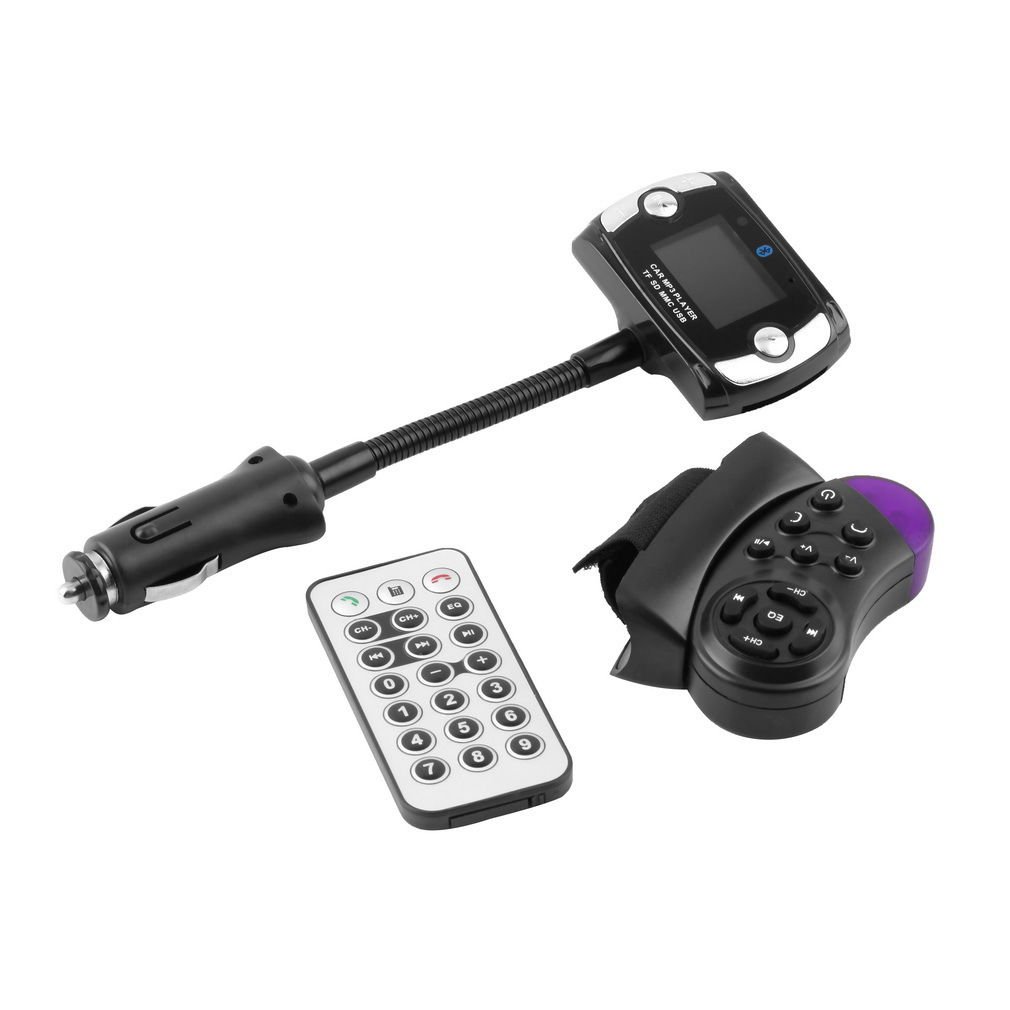 Car MP3 Player Wireless Bluetooth FM Transmitter Modulator USB SD LCD Remote JY6
