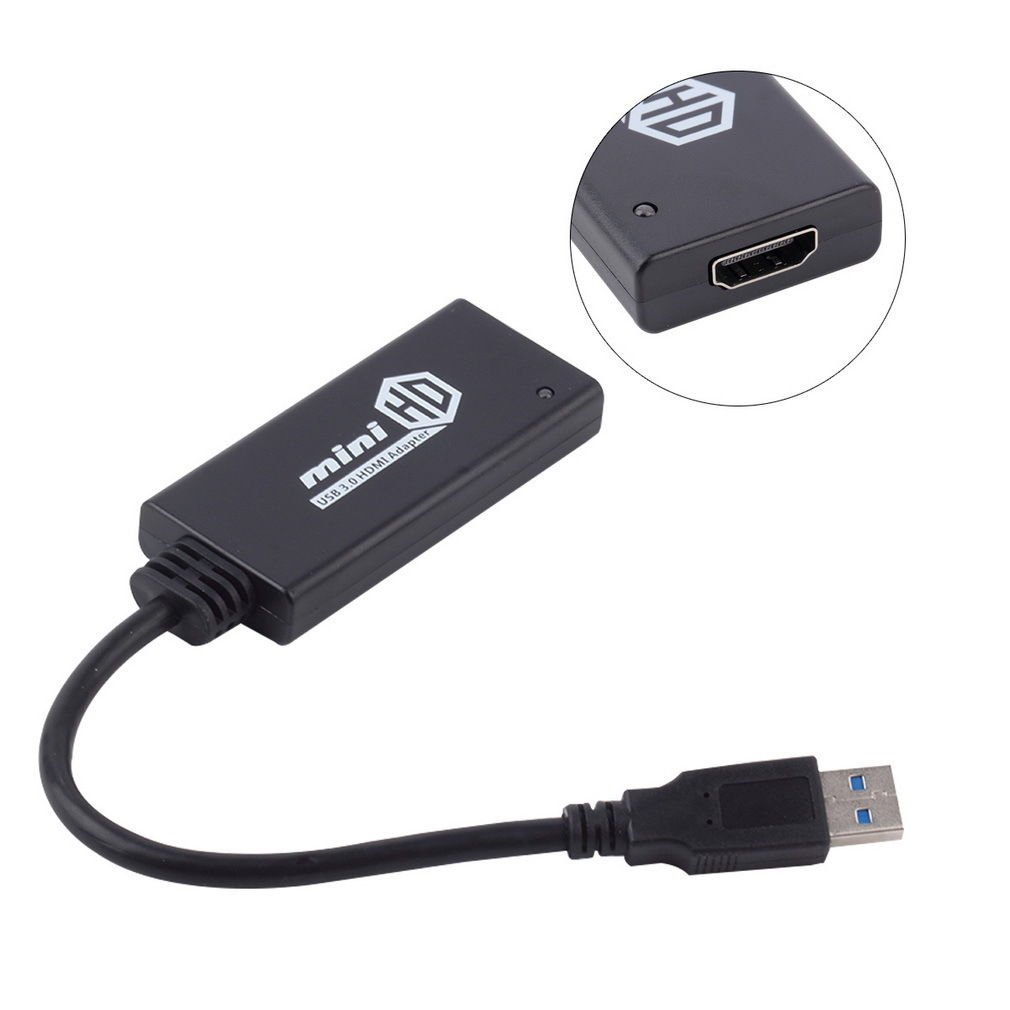 USB 3.0 To HDMI HD 1080P Video Cable Adapter Converter For PC Laptop JY6