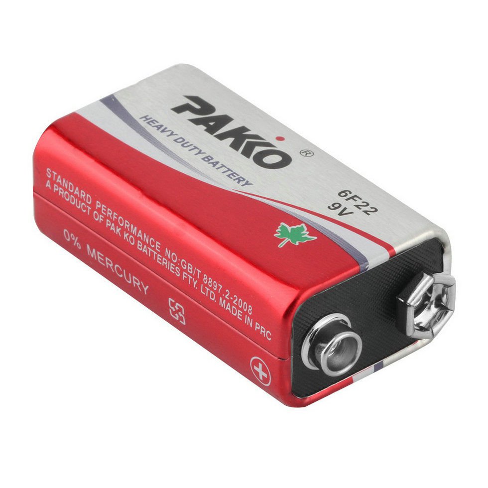 6F22 9V 9 V Heavy Duty Battery for GM300 Non-Contact IR Infrared Thermometer WT5